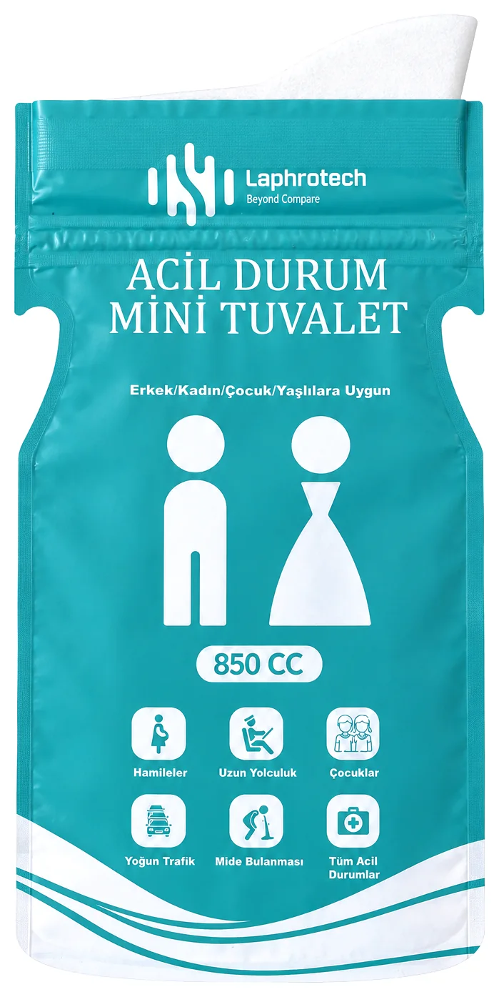 Acil Durum Mini Tuvalet ön yüz